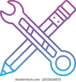 Ícone de vetor de personalização. Pode ser usado para impressão, aplicativos móveis e da Web.