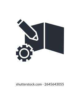 personalizar ícone. vetor.Editável símbolo estilo traço.linear para usar web design,ilustração logo.Symbol.