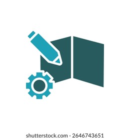 personalizar ícone. vetor.Editável símbolo estilo traço.linear para usar web design,ilustração logo.Symbol.