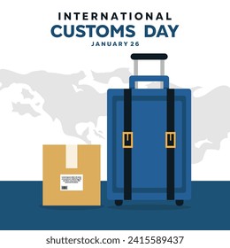 Customize your International Customs Day template for January 26 with our banners. Commemorate this important day and celebrate World Customs Day with our customizable templates."