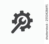 Customized black solid vecor icon