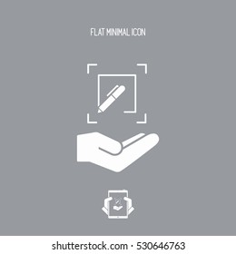 Customized design services - Flat minimal vector icon