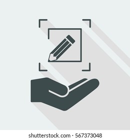 Customized design services - Flat minimal vector icon
