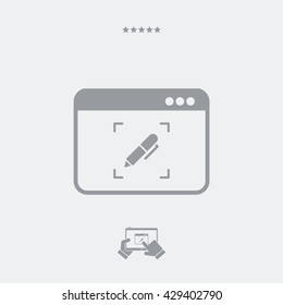 Customized digital service icon