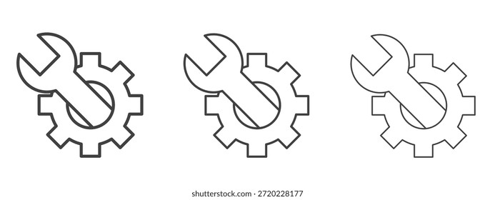 Icono personalizado en estilo de doodle de arte de línea. Signo de contorno de trazo editable, eps 10