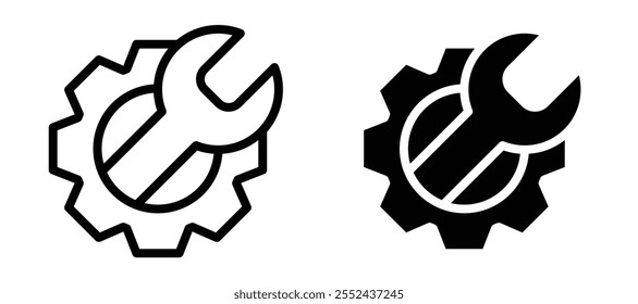 Customized liner icon vector set.