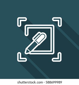 Customized services - Vector flat icon
