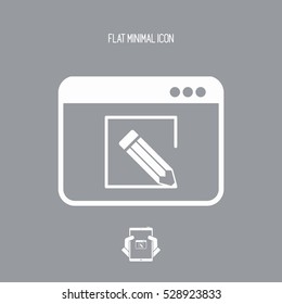 Customized web services icon