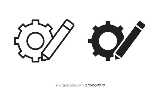 Personalizado para el Anuncio y en estilo doodle y stroke. Icono de ilustración de Vector de diseño envejecido en estilo doodle y stroke.