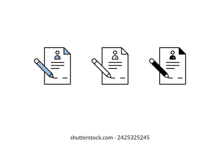 Customs Brokerage icons vector strock illustration