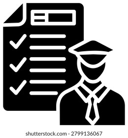 Customs Icon Element For Design