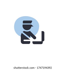 Customs - Modern Icon (Pictogram)