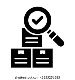Customs Vector Glyph Icon For Personal And Commercial Use.
