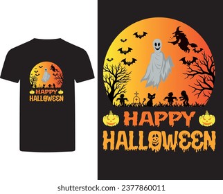  Custume Halloween T-shirt Design vector 
