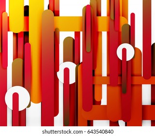 Cortar el fondo abstracto del vector del color de papel 3d