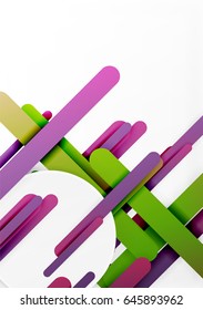 Cortar el fondo abstracto del vector del color de papel 3d