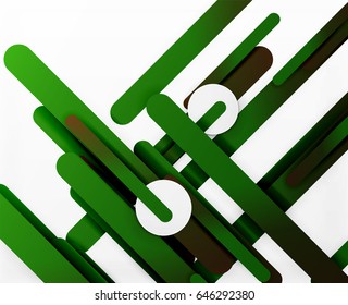 Corte 3d papel cor linhas retas vetor abstrato fundo