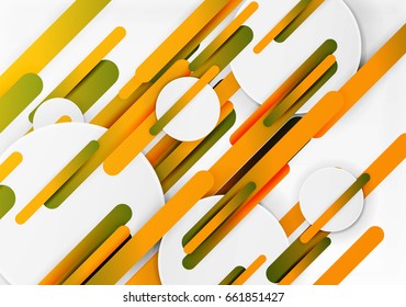 Cut 3d paper color straight lines vector abstract background