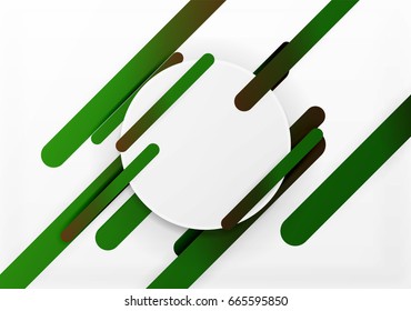 Cut 3d paper color straight lines vector abstract background