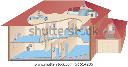 Similar – Image, Stock Photo Radiator with ventilation valve