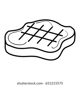 cut beef meat icon