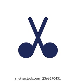 Cut black pixel perfect solid ui icon. Scissors sign. Modify content. Film editing. Divide footage file. Silhouette symbol on white space. Glyph pictogram for web, mobile. Isolated vector image