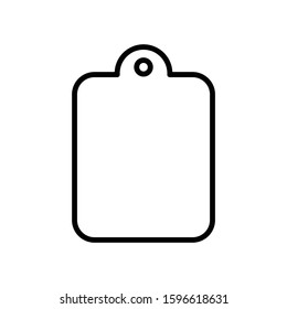 cut board vector icon. Cooking icon