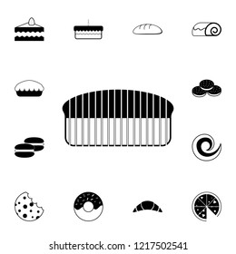 Cut bread icon. Detailed set of Bakery. Premium graphic design. One of the collection icons for websites, web design, mobile app on white background
