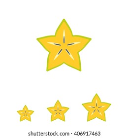 Cut carambola icon
