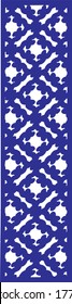 Cut card. Laser cut vector panel. Cutout silhouette with geometric pattern. A picture suitable for printing, engraving, laser cutting paper, wood, metal, stencil production. Geometric line pattern.Set