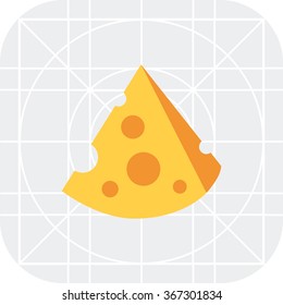 Cut cheese piece
