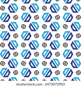 Cut circle athletic trendy multicolor repeating pattern vector illustration background design