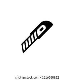 Cut, Cutting, cutter, Blade, Carpentry, tool flat icon black flat shape design isolated on white background