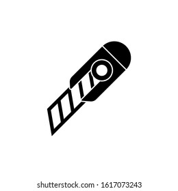 Cut, Cutting, cutter, Blade, Carpentry, tool flat icon black flat shape design isolated on white background