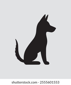 Cut Dog breeds vector silhouettes 