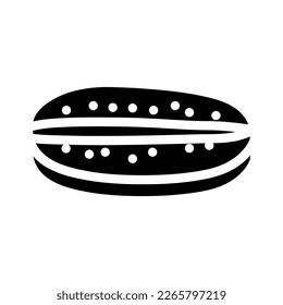 cut fruit kiwi glyph icon vector. cut fruit kiwi sign. isolated symbol illustration