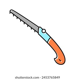 cut gardening tool color icon vector. cut gardening tool sign. isolated symbol illustration