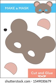 Cut and Glue - Make a Mask - Mouse