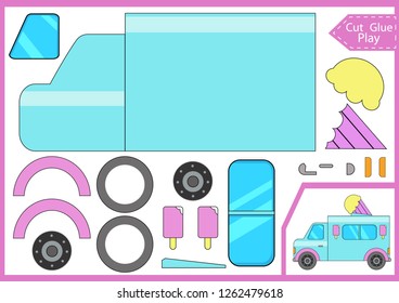 20 Ice cream truck cutout Images, Stock Photos & Vectors | Shutterstock