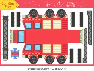 227 Cut glue paper truck Images, Stock Photos & Vectors | Shutterstock