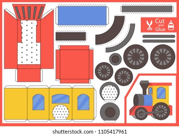 743 Train transport paper cut out Images, Stock Photos & Vectors ...