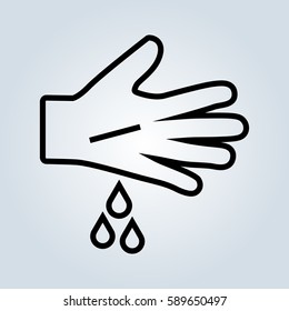 cut hand icon.
