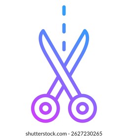 Cut Icon Element For Design