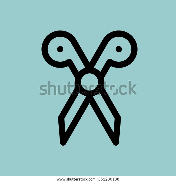 cut icon. isolated sign
symbol
