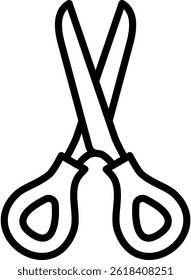Cut Icon Line Vector Illustration