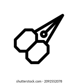 cut icon or logo isolated sign symbol vector illustration - high quality black style vector icons
