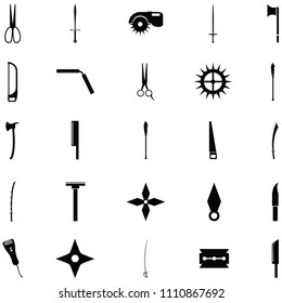 cut icon set