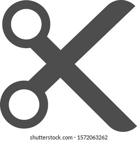Cut icon or symbol and cut sign vector