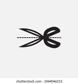 cut icon symbol vector