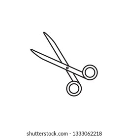 cut icon vector